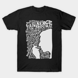 Serge Gainsbourg - Discography T-Shirt